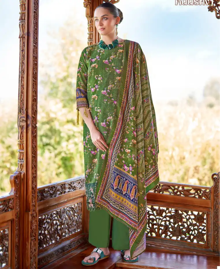 Alok Suits Kaashvi Premium Woolen Wholesale Winter Suit Catalog — Wholesale Salwar Suits, Alok Suit wholesale from Surat — view 1