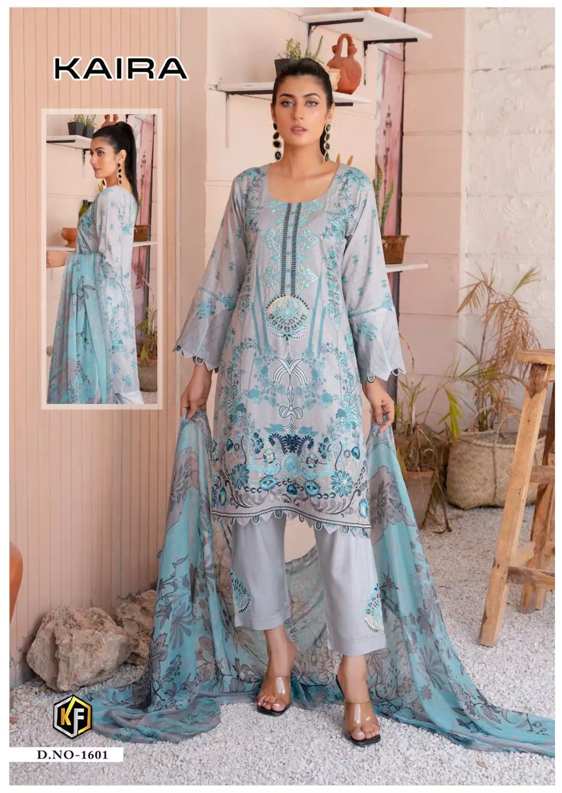 Keval Fab Kaira Vol 16 Cotton Wholesale Pakistani Salwar Suit Catalog — Wholesale Salwar Suits, Keval Fab wholesale from Surat - Gallery Image 2