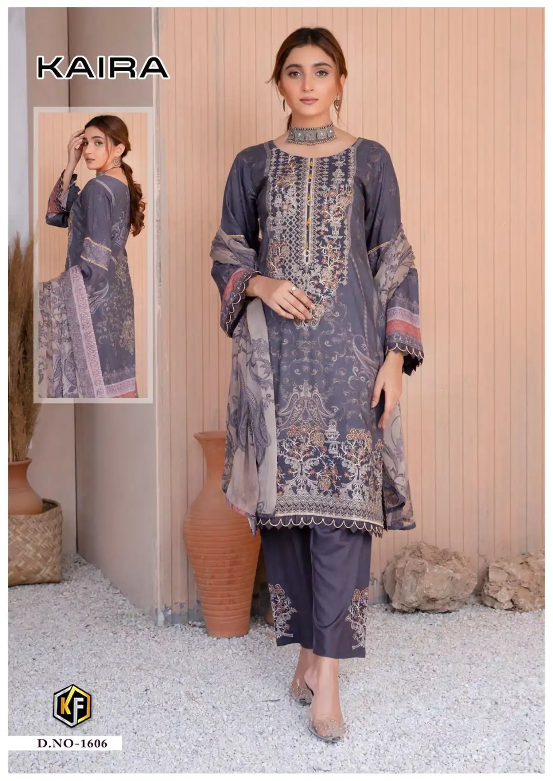 Keval Fab Kaira Vol 16 Cotton Wholesale Pakistani Salwar Suit Catalog — Wholesale Salwar Suits, Keval Fab wholesale from Surat - Gallery Image 6