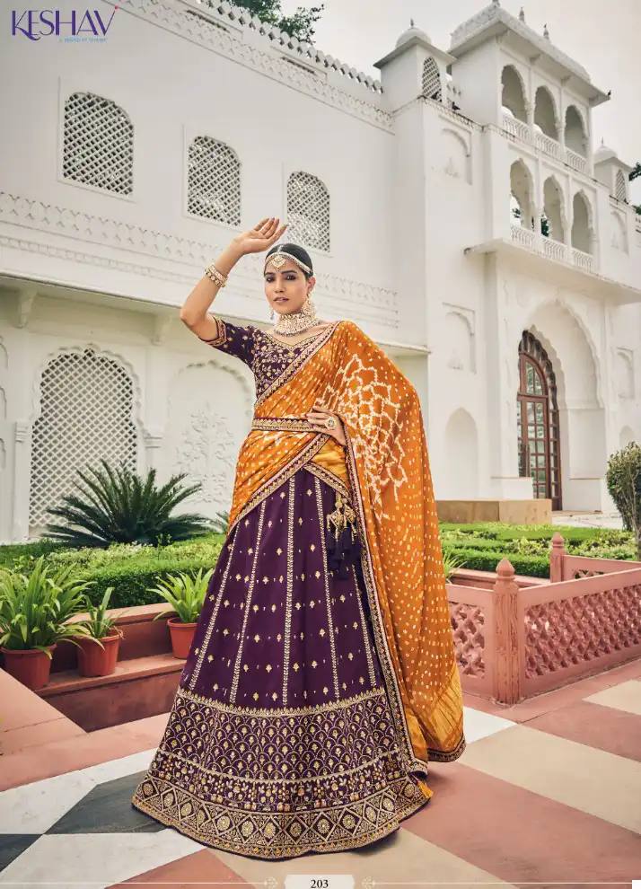 Shisha Keshav Vol 2 Viscose Wholesale Lehenga Catalog — Wholesale Lehenga, MPA wholesale from Surat - Gallery Image 6