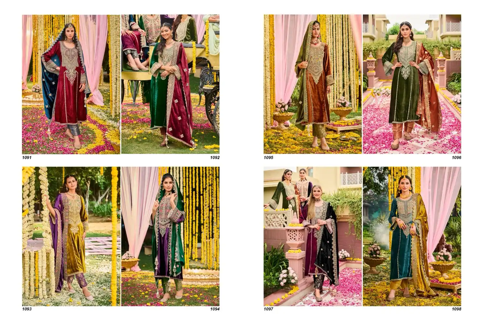 Ibiza Kuch Khaas Vol-9 Pure Munich Viscose Velvet Wholesale Winter Wear Suit Catalog — Wholesale Salwar Suits, Ibiza wholesale from Surat — view 10