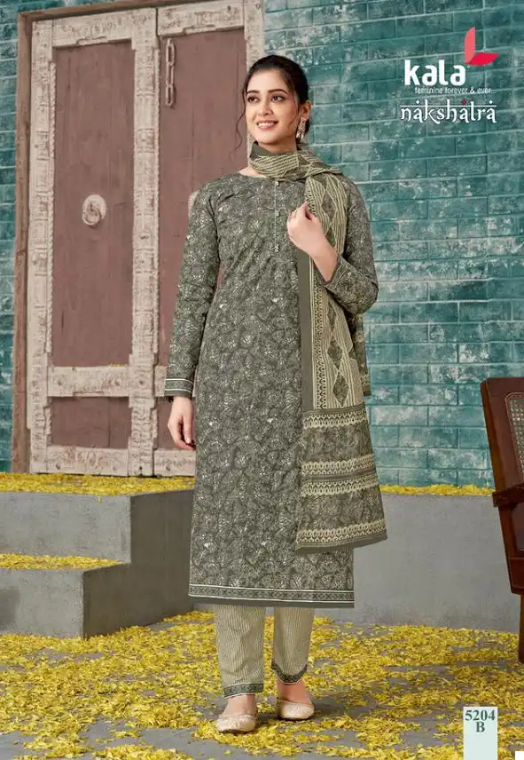 Kala Nakshatra Vol-1 Pure Cotton Wholesale Readymade Suits Catalog — Wholesale Salwar Suits, MPA wholesale from Surat - Gallery Image 5