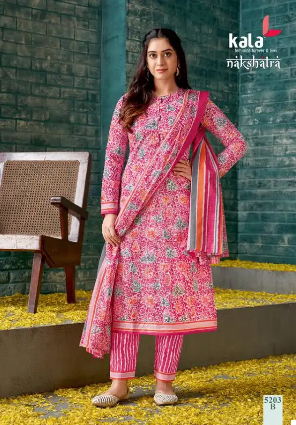 Kala Nakshatra Vol-1 Pure Cotton Wholesale Readymade Suits Catalog — Wholesale Salwar Suits, MPA wholesale from Surat - Gallery Image 10