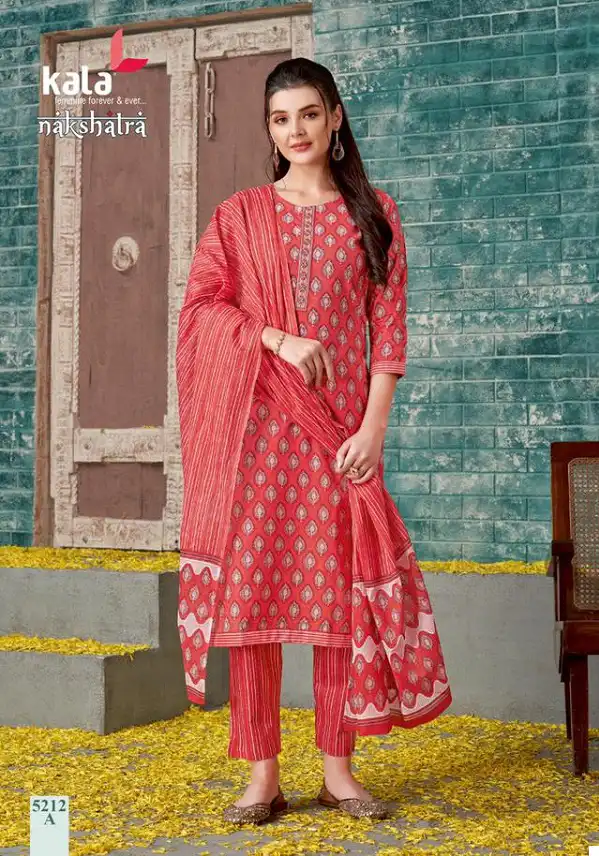 Kala Nakshatra Vol-1 Pure Cotton Wholesale Readymade Suits Catalog — Wholesale Salwar Suits, MPA wholesale from Surat - Gallery Image 4