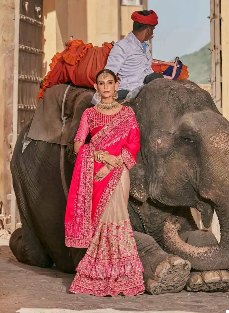 Kalista Khwaab-22 Crystal Organza, Crystal Organza Wholesale Heavy Designer Saree Catalog — Wholesale Sarees, MPA wholesale from Surat - Gallery Image 2