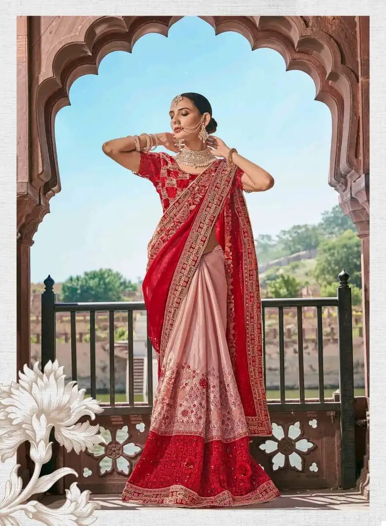 Kalista Khwaab-22 Crystal Organza, Crystal Organza Wholesale Heavy Designer Saree Catalog — Wholesale Sarees, MPA wholesale from Surat - Gallery Image 5