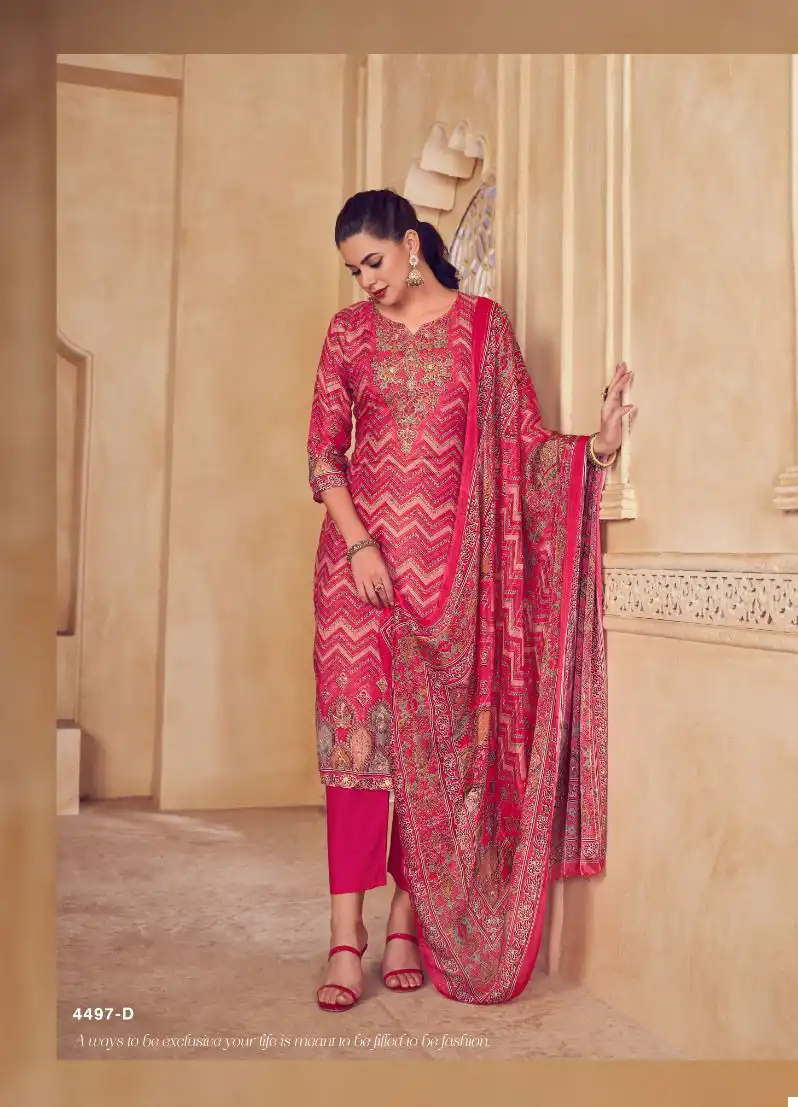 Wanna Lea Silk Pure Heavy Quality Rayon Wholesale Readymade Suits Catalog — Wholesale Salwar Suits, MPA wholesale from Surat - Gallery Image 3