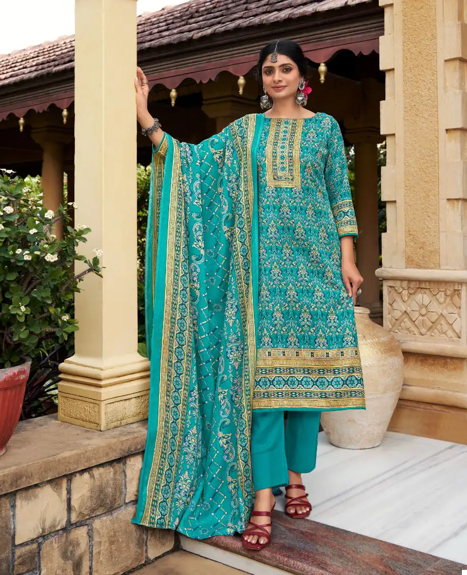 Levisha Femina Vol 8 Pashmina Wholesale Winter Wear Salwar Suit Catalog — Wholesale Salwar Suits, Levisha wholesale from Surat - Gallery Image 4