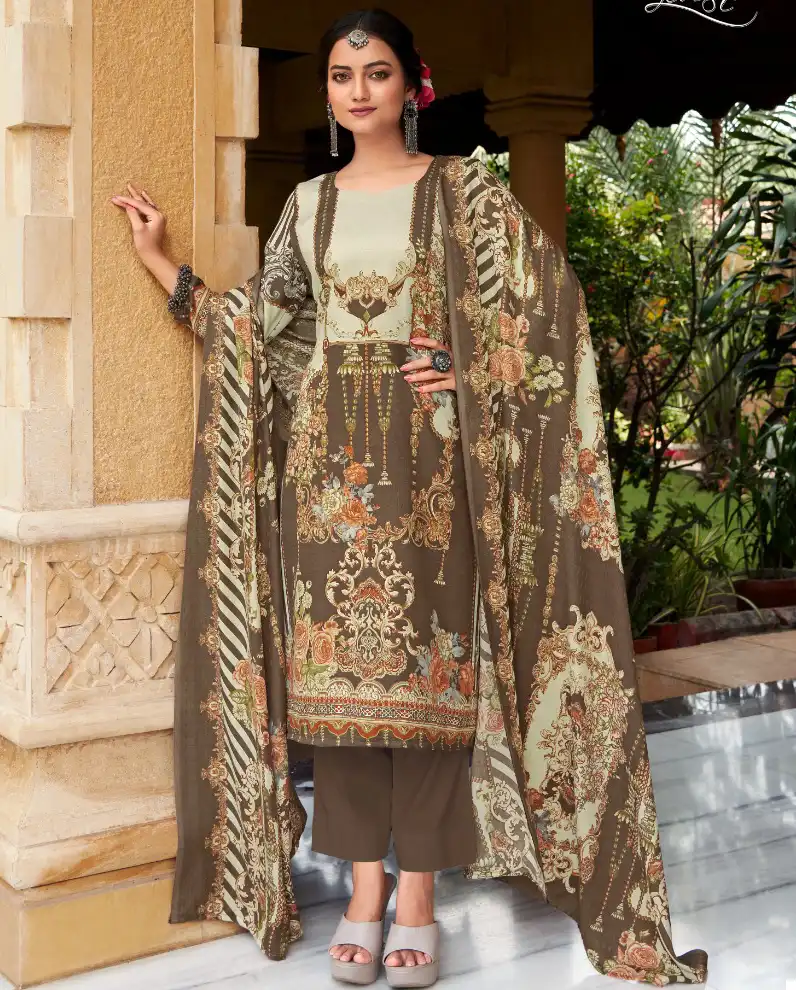 Levisha Femina Vol 8 Pashmina Wholesale Winter Wear Salwar Suit Catalog — Wholesale Salwar Suits, Levisha wholesale from Surat — view 1