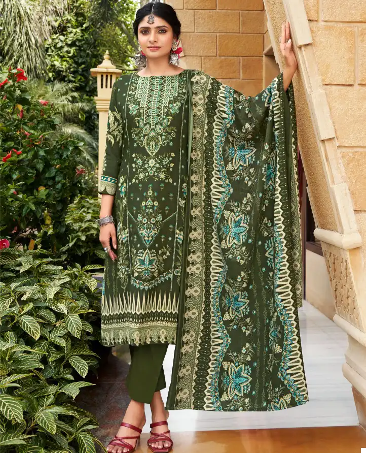 Levisha Femina Vol 8 Pashmina Wholesale Winter Wear Salwar Suit Catalog — Wholesale Salwar Suits, Levisha wholesale from Surat - Gallery Image 7