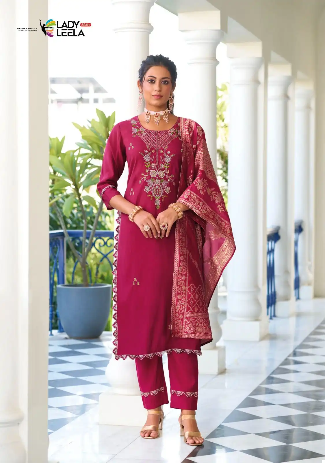 Lady Leela Libaas E Ishq Pure Viscose Silk Wholesale Designer Readymade Salwar Suit Catalog — Wholesale Salwar Suits, Lady Leela wholesale from Surat - Gallery Image 2