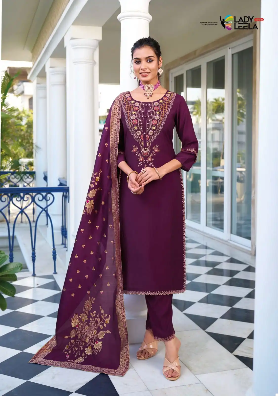 Lady Leela Libaas E Ishq Pure Viscose Silk Wholesale Designer Readymade Salwar Suit Catalog — Wholesale Salwar Suits, Lady Leela wholesale from Surat - Gallery Image 5