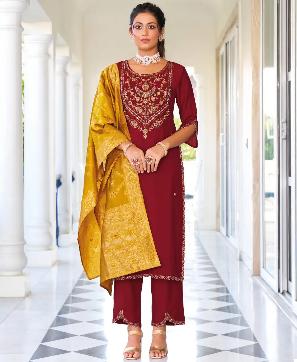 Lady Leela Libaas E Ishq Pure Viscose Silk Wholesale Designer Readymade Salwar Suit Catalog — Wholesale Salwar Suits, Lady Leela wholesale from Surat — view 1