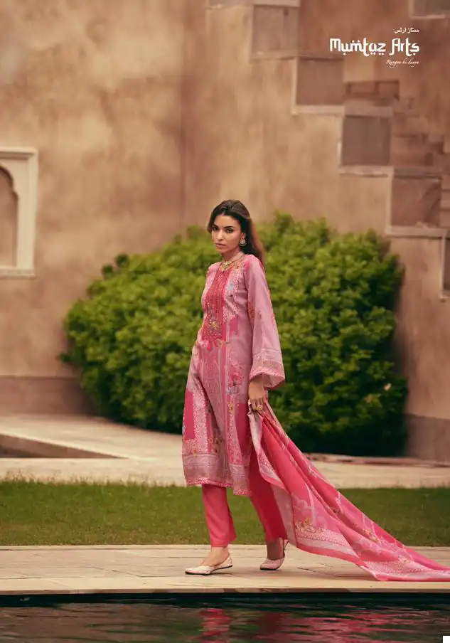 Mumtaz Arts Libas E Noor Pashmina Wholesale Designer Winter Wear Salwar Suit Catalog — Wholesale Salwar Suits, MPA wholesale from Surat - Gallery Image 2