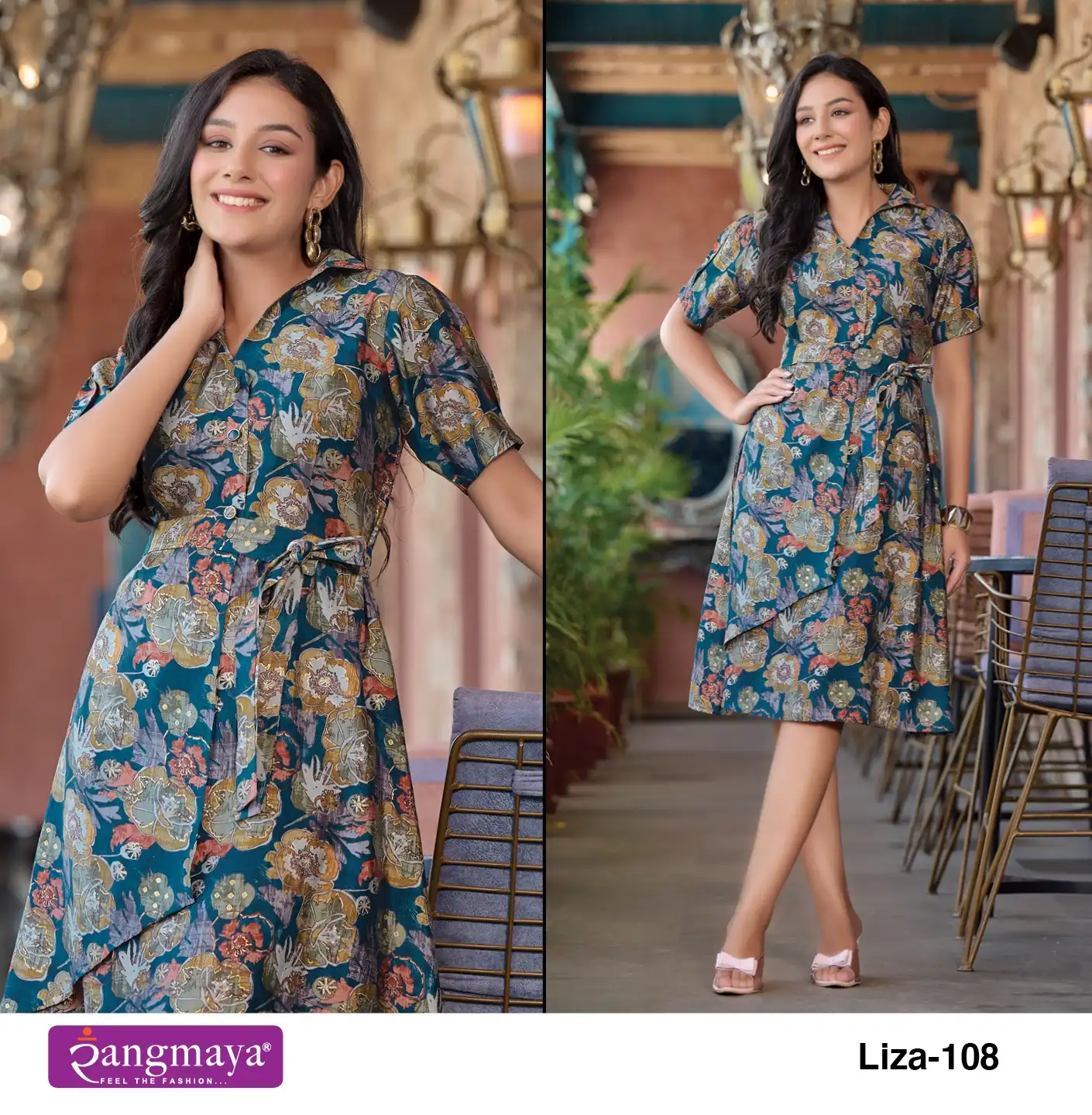 Vardan Ethnic Liza Modal Print Wholesale Long Kurtis Catalog — Wholesale Kurtis, MPA wholesale from Surat - Gallery Image 9