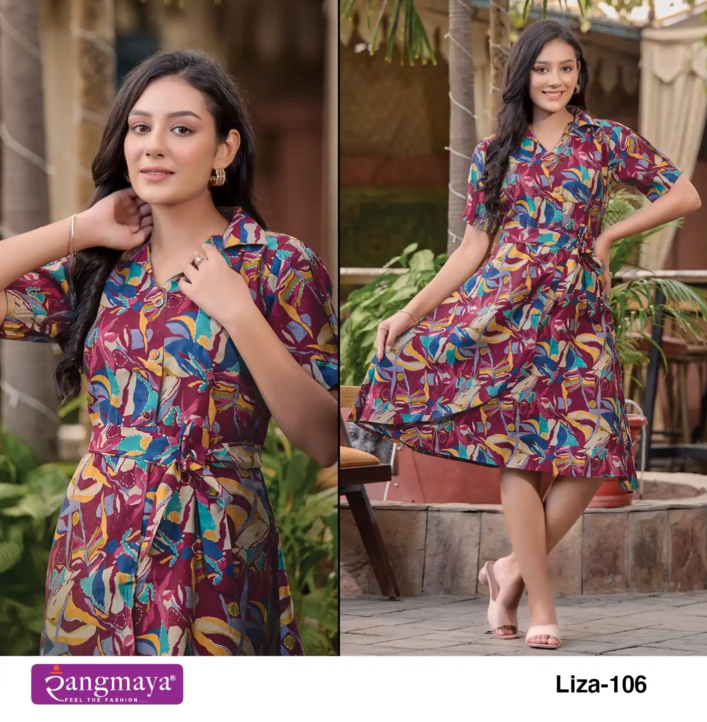 Vardan Ethnic Liza Modal Print Wholesale Long Kurtis Catalog — Wholesale Kurtis, MPA wholesale from Surat - Gallery Image 2