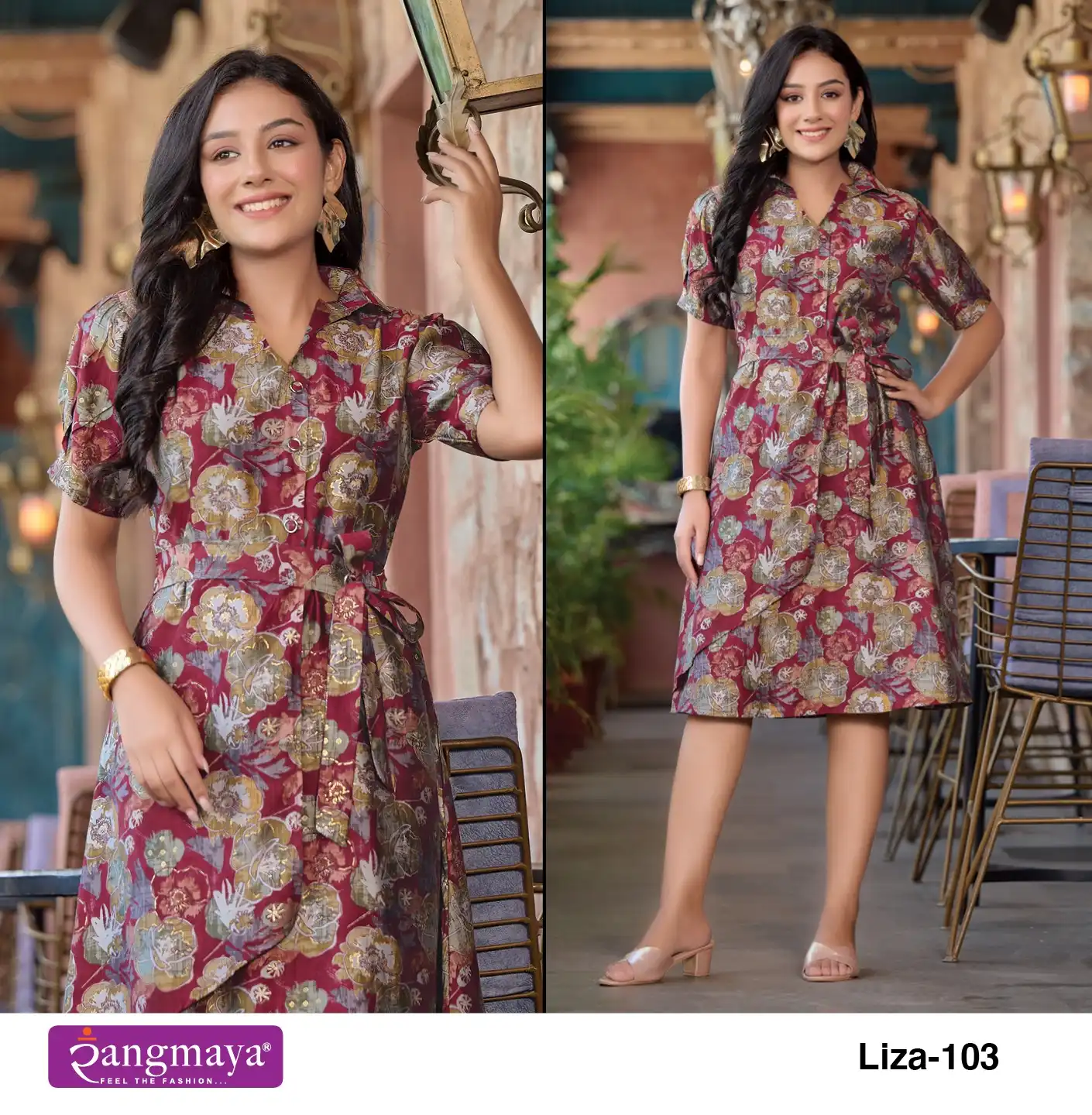 Vardan Ethnic Liza Modal Print Wholesale Long Kurtis Catalog — Wholesale Kurtis, MPA wholesale from Surat - Gallery Image 3