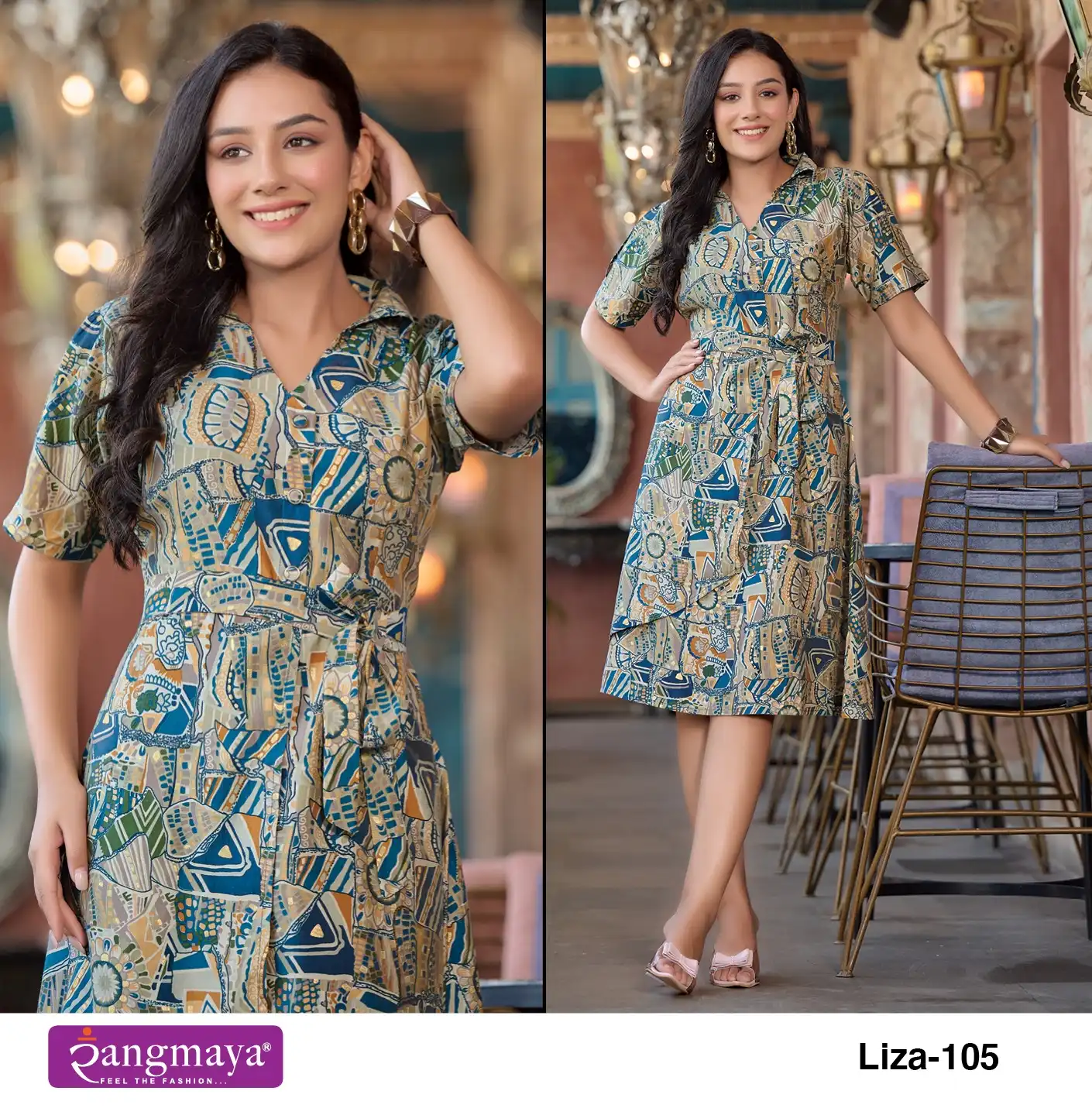 Vardan Ethnic Liza Modal Print Wholesale Long Kurtis Catalog — Wholesale Kurtis, MPA wholesale from Surat - Gallery Image 7