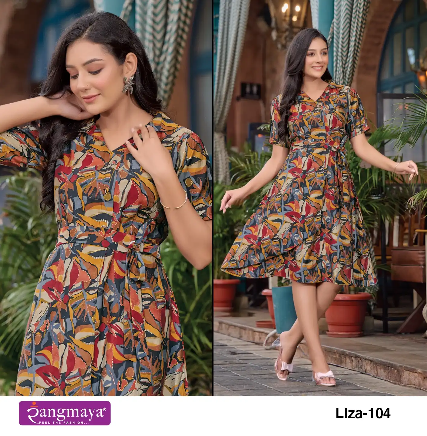 Vardan Ethnic Liza Modal Print Wholesale Long Kurtis Catalog — Wholesale Kurtis, MPA wholesale from Surat - Gallery Image 8