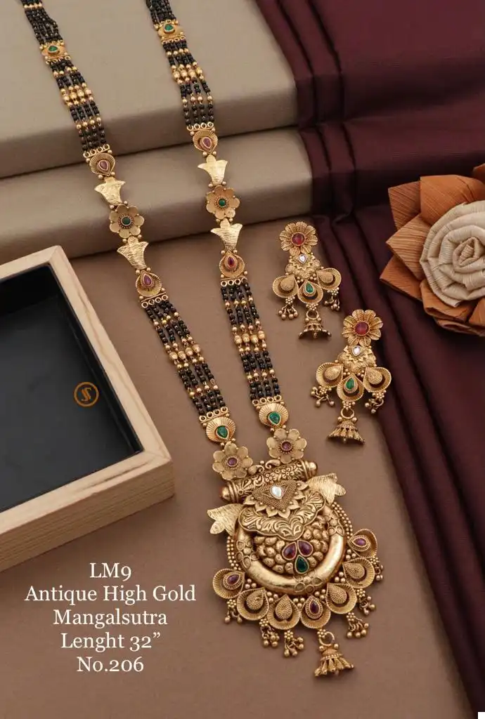 Antique High Gold Mangalsutra 32" — Wholesale, MPA wholesale from Surat — view 1