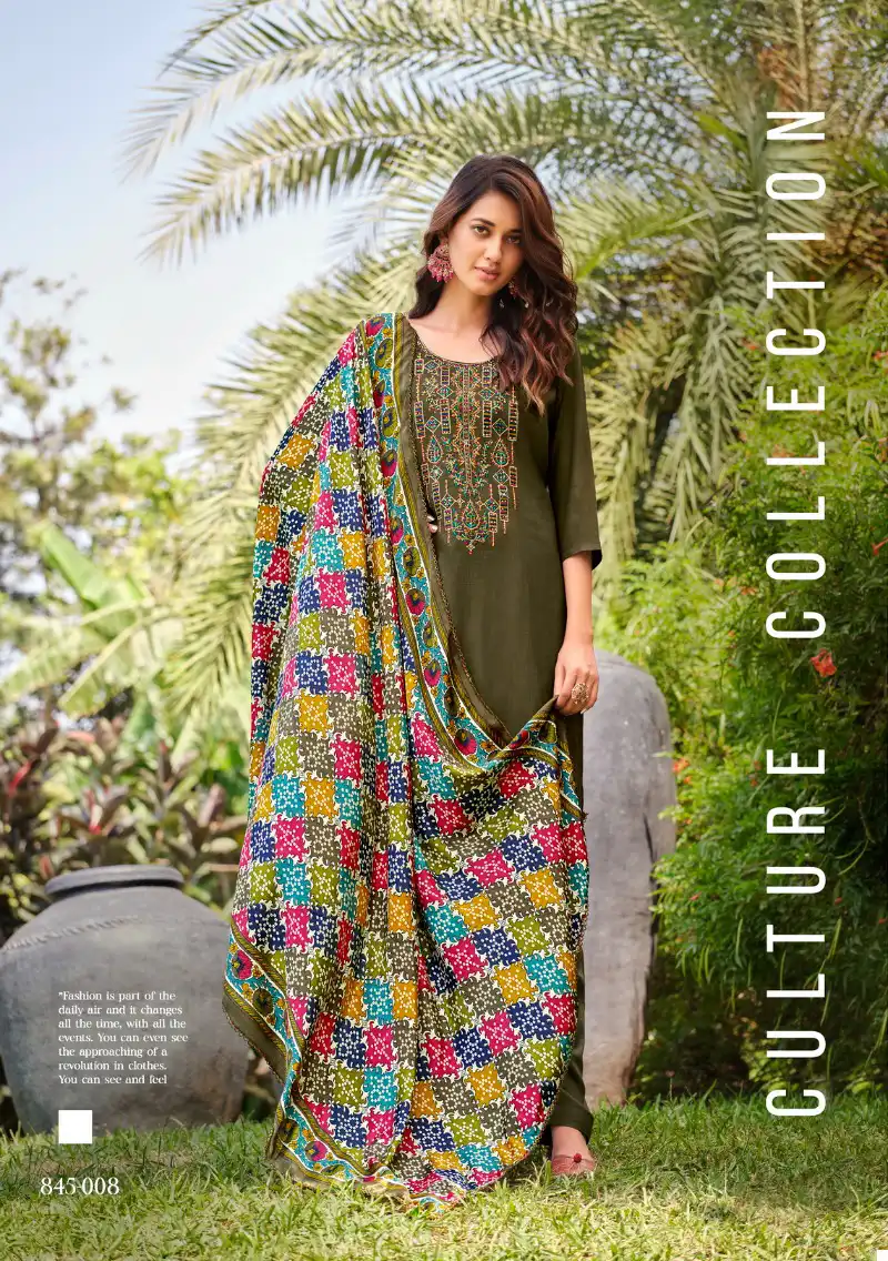 Belliza Designer Lovina Viscose Wholesale Embroidery Works Salwar Suit Catalog — Wholesale Salwar Suits, Belliza Designer wholesale from Surat - Gallery Image 8