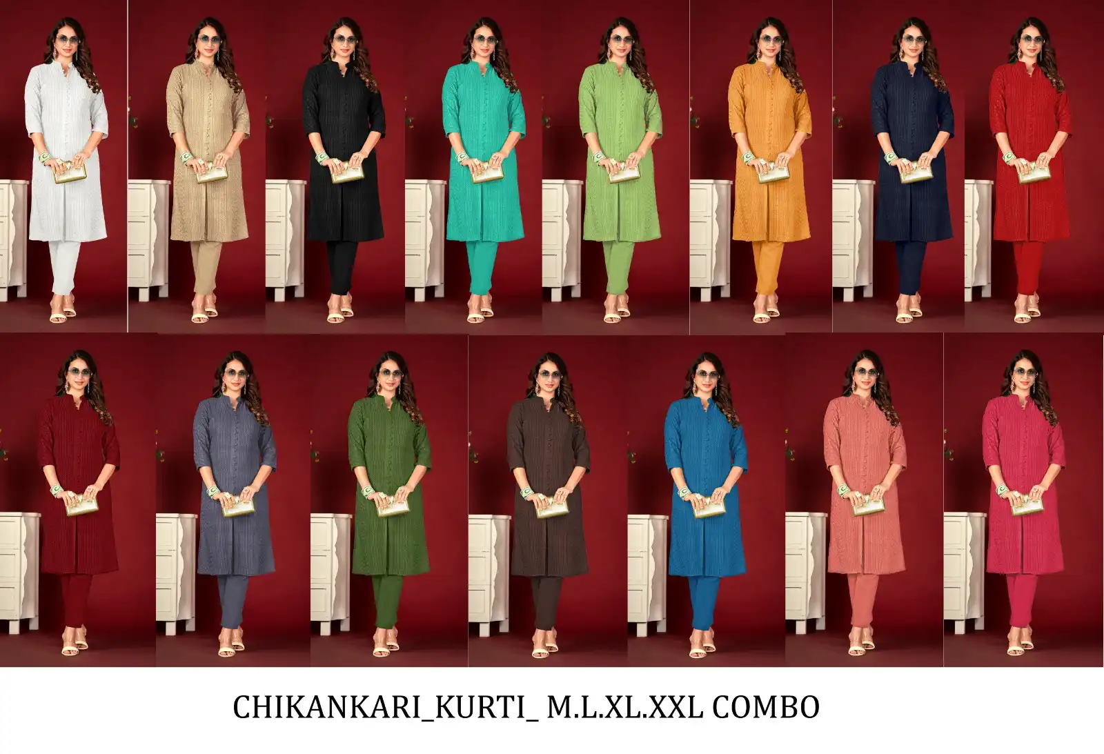 Tunic House Lucknowi Lining Pick Choose Rayon Wholesale Fully Chikankari Work Fancy Kurtis Catalog — Wholesale Kurtis, MPA wholesale from Surat — view 16