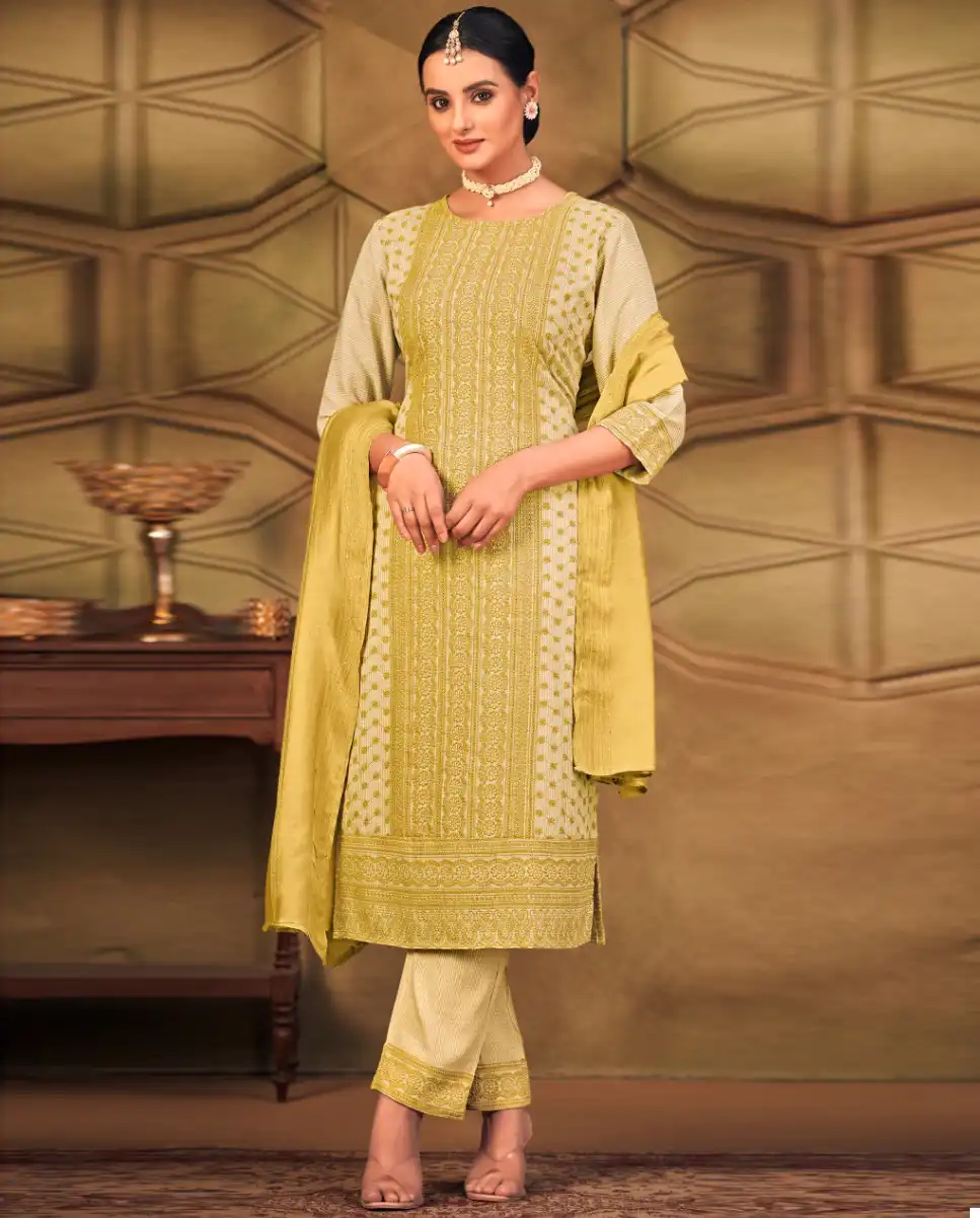 Tunic House Magic Star Viscose Rayon Wholesale Readymade Suits Size Set Catalog — Wholesale Salwar Suits, MPA wholesale from Surat — view 1