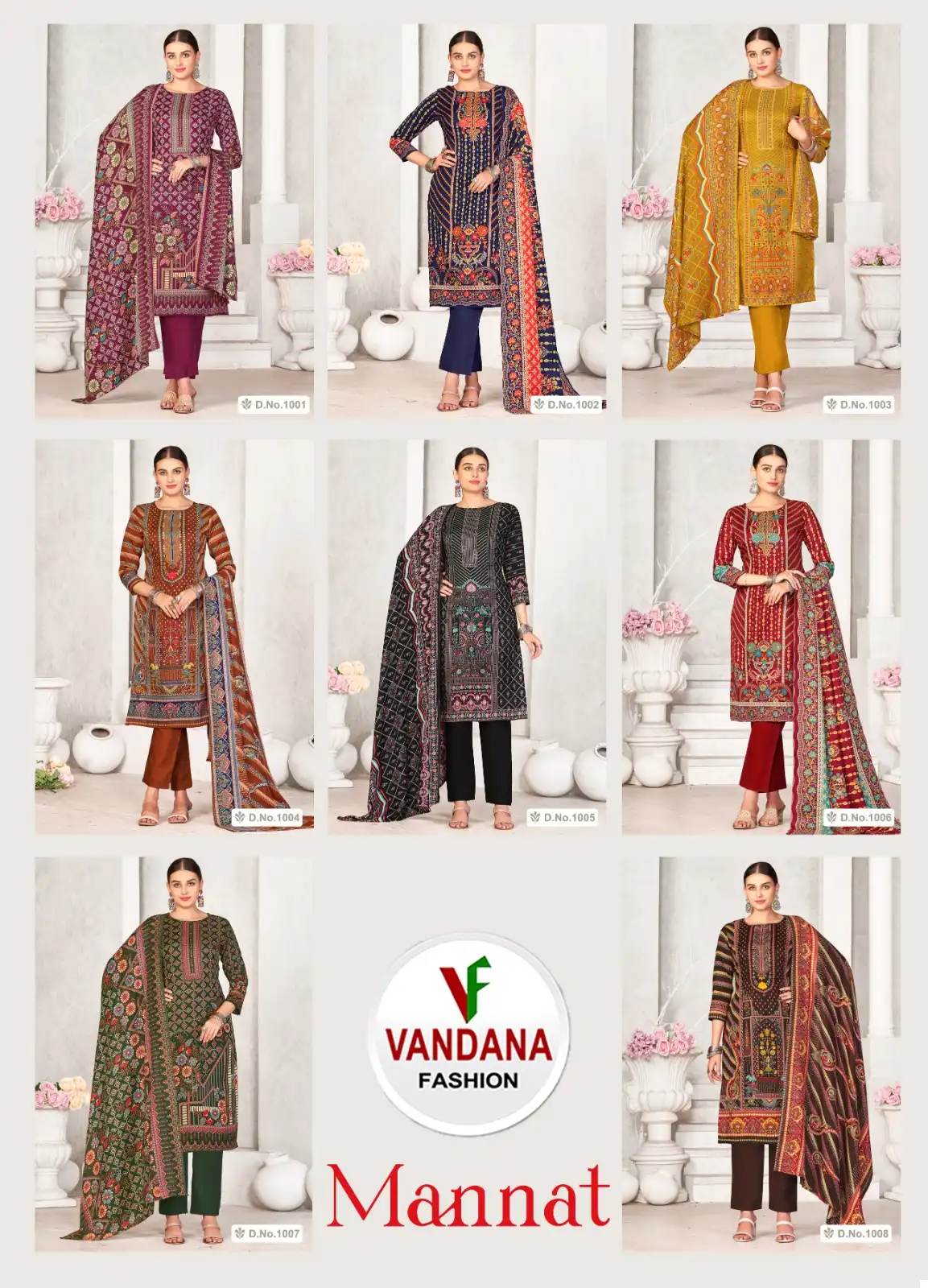Vandana Mannat Pashmina Wholesale Winter Wear Salwar Suit Catalog — Wholesale Salwar Suits, MPA wholesale from Surat — view 9