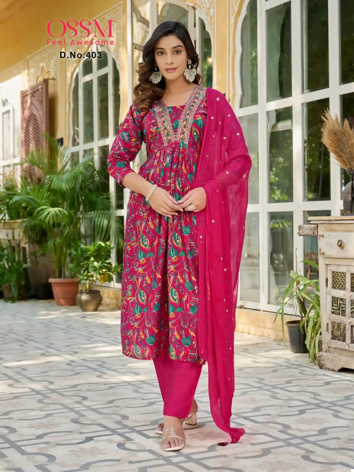 Ossm Mantra Vol 04 Premium Chanderi Wholesale Readymade Salwar Suit Catalog — Wholesale Salwar Suits, MPA wholesale from Surat - Gallery Image 5