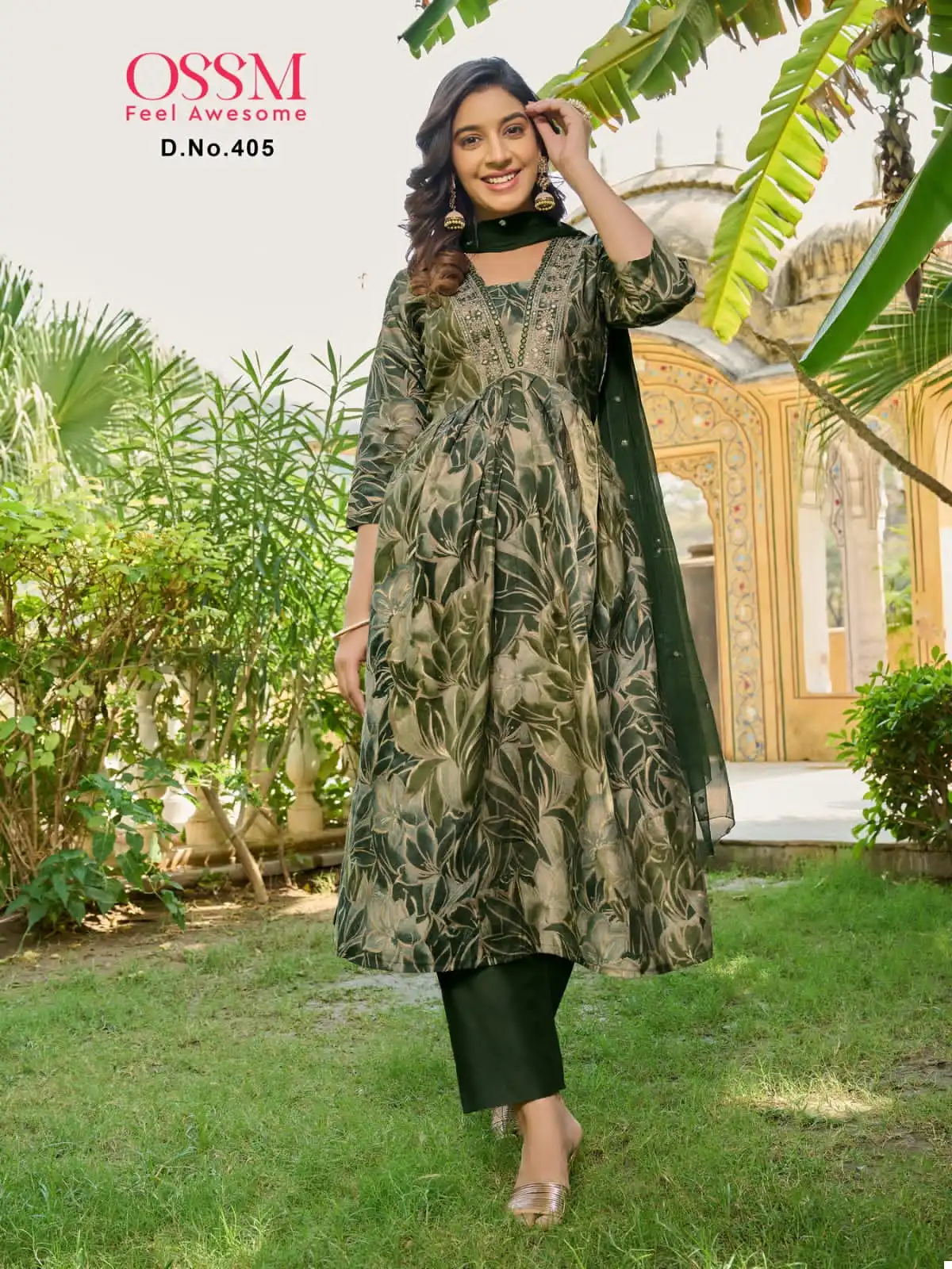 Ossm Mantra Vol 04 Premium Chanderi Wholesale Readymade Salwar Suit Catalog — Wholesale Salwar Suits, MPA wholesale from Surat - Gallery Image 6