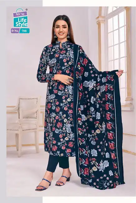 Mcm Lifestyle Classic Lawn Vol 1 Pure Lawn Cotton Wholesale Readymade Salwar Suit Catalog — Wholesale Salwar Suits, Mcm wholesale from Surat - Gallery Image 7