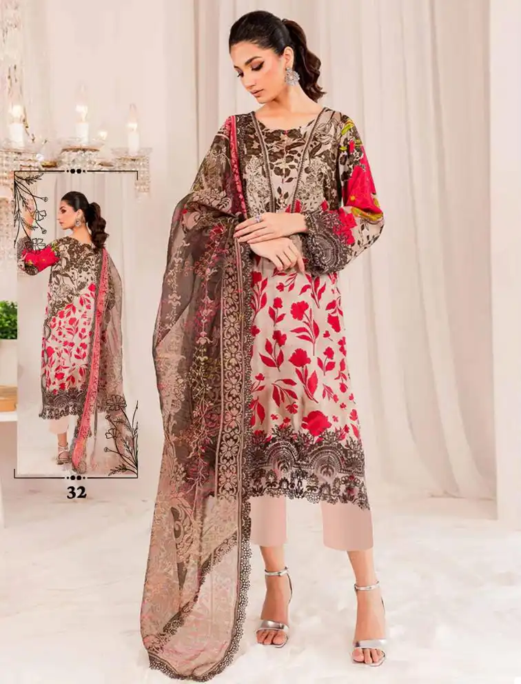 Tawakkal Mehroz Luxury Heavy Cotton Collection Vol 4 Pure Cotton Wholesale Pakistani Suit Catalog — Wholesale Salwar Suits, MPA wholesale from Surat — view 1