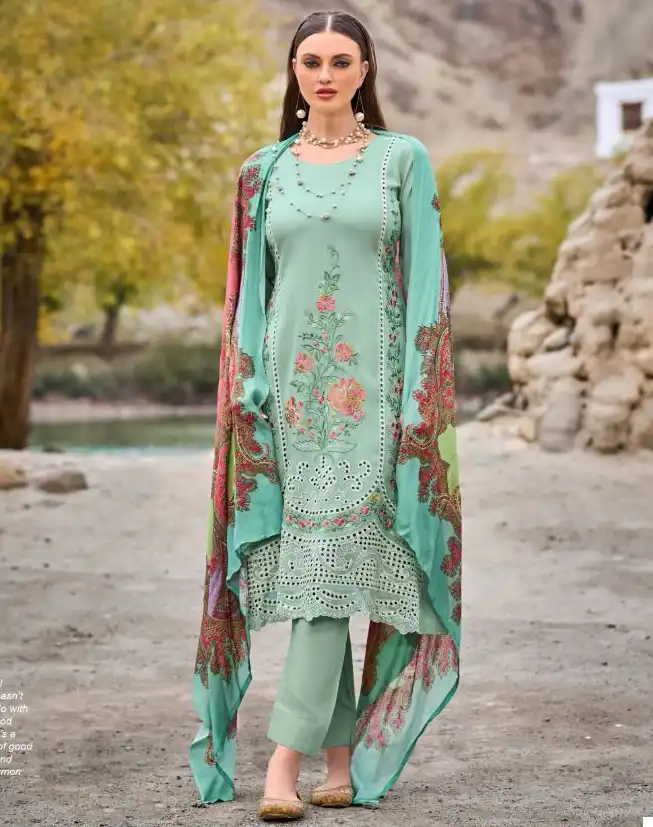 Deepsy Suits Gull Jee Mehtaab Viscose Pashmina Wholesale Heavy Embroidery Designer Winter Wear Salwar Suit Catalog — Wholesale Salwar Suits, MPA wholesale from Surat — view 1