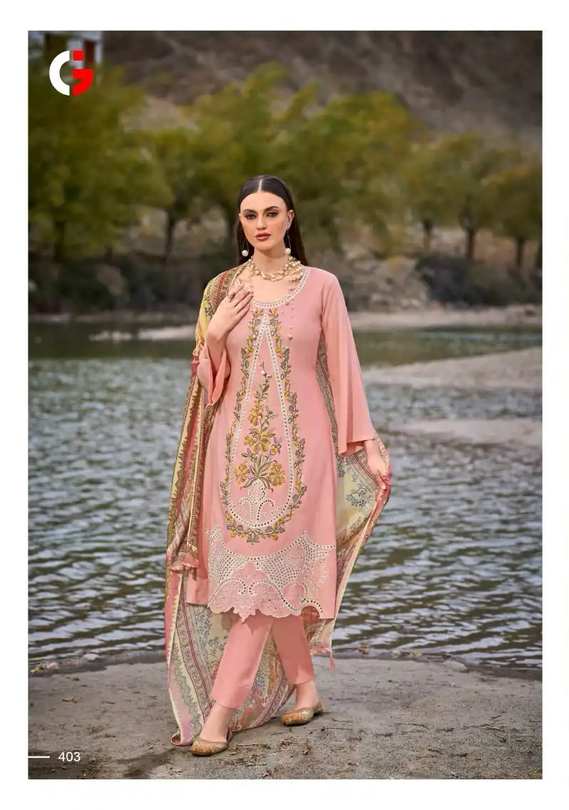 Deepsy Suits Gull Jee Mehtaab Viscose Pashmina Wholesale Heavy Embroidery Designer Winter Wear Salwar Suit Catalog — Wholesale Salwar Suits, MPA wholesale from Surat - Gallery Image 3