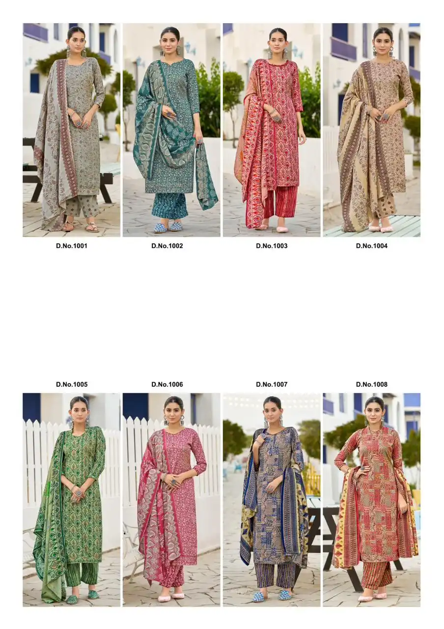 Roli Moli Mirah Pashmina Wholesale Fancy Swarovski Work Winter Wear Salwar Suit Catalog — Wholesale Salwar Suits, MPA wholesale from Surat — view 9