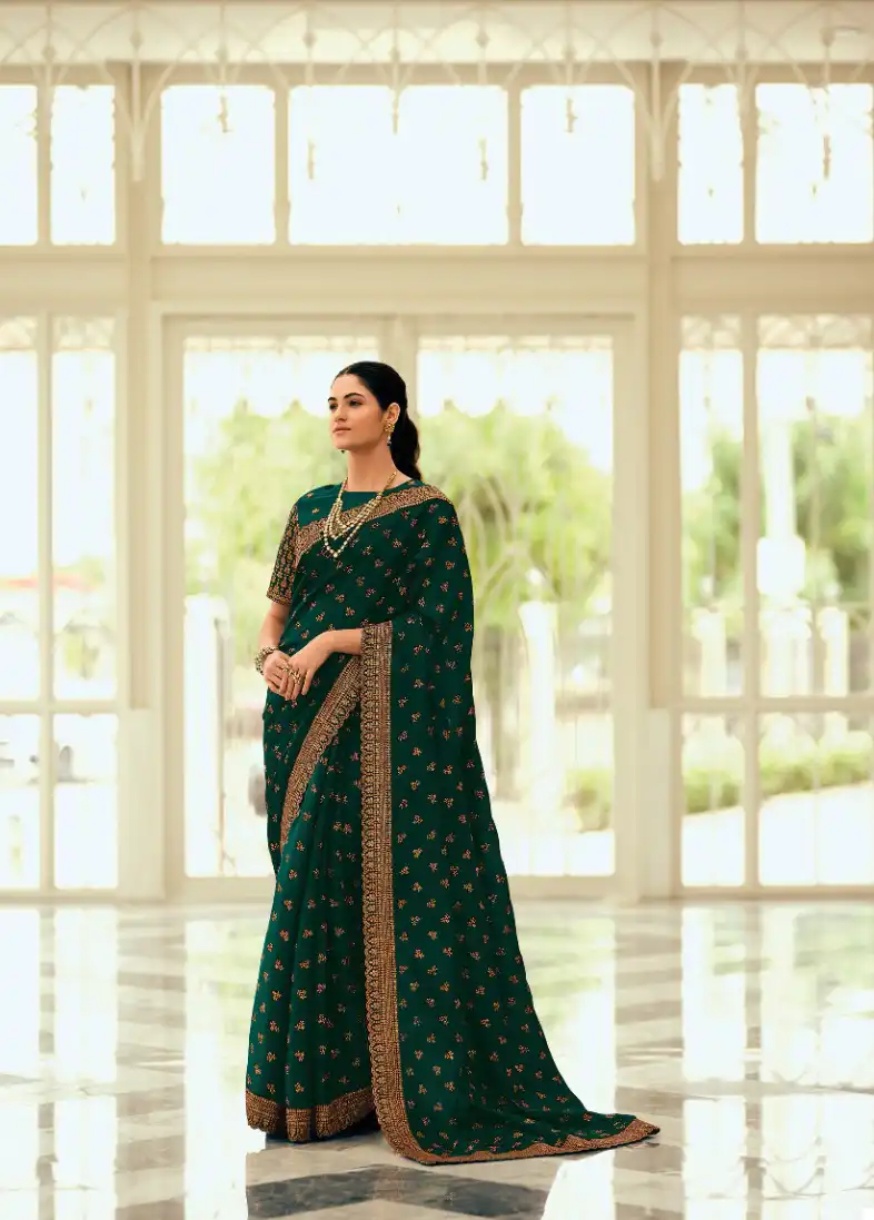 Neel Madhav Mirisha Vol 5 Art Silk Wholesale Sarees — Wholesale Sarees, MPA wholesale from Surat - Gallery Image 10