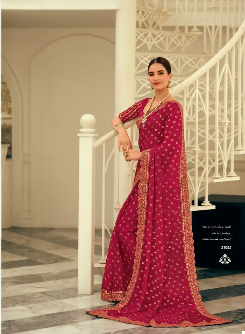 Neel Madhav Mirisha Vol 5 Art Silk Wholesale Sarees — Wholesale Sarees, MPA wholesale from Surat - Gallery Image 5