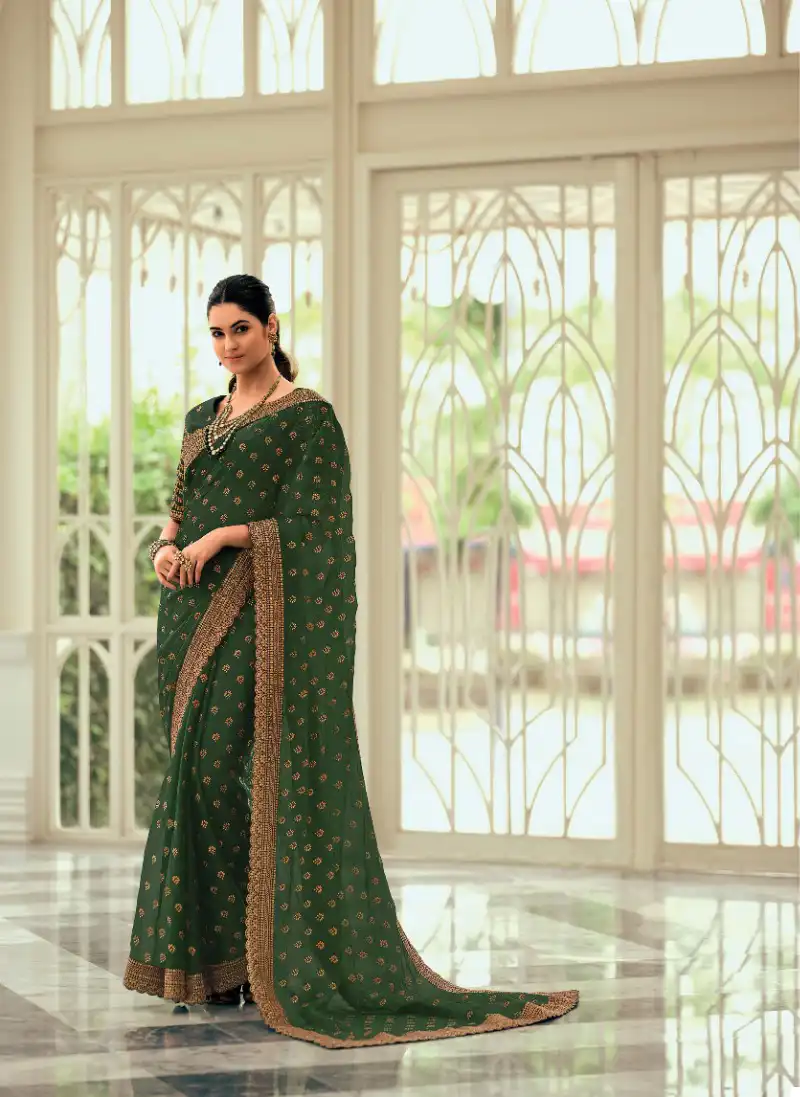 Neel Madhav Mirisha Vol 5 Art Silk Wholesale Sarees — Wholesale Sarees, MPA wholesale from Surat - Gallery Image 9