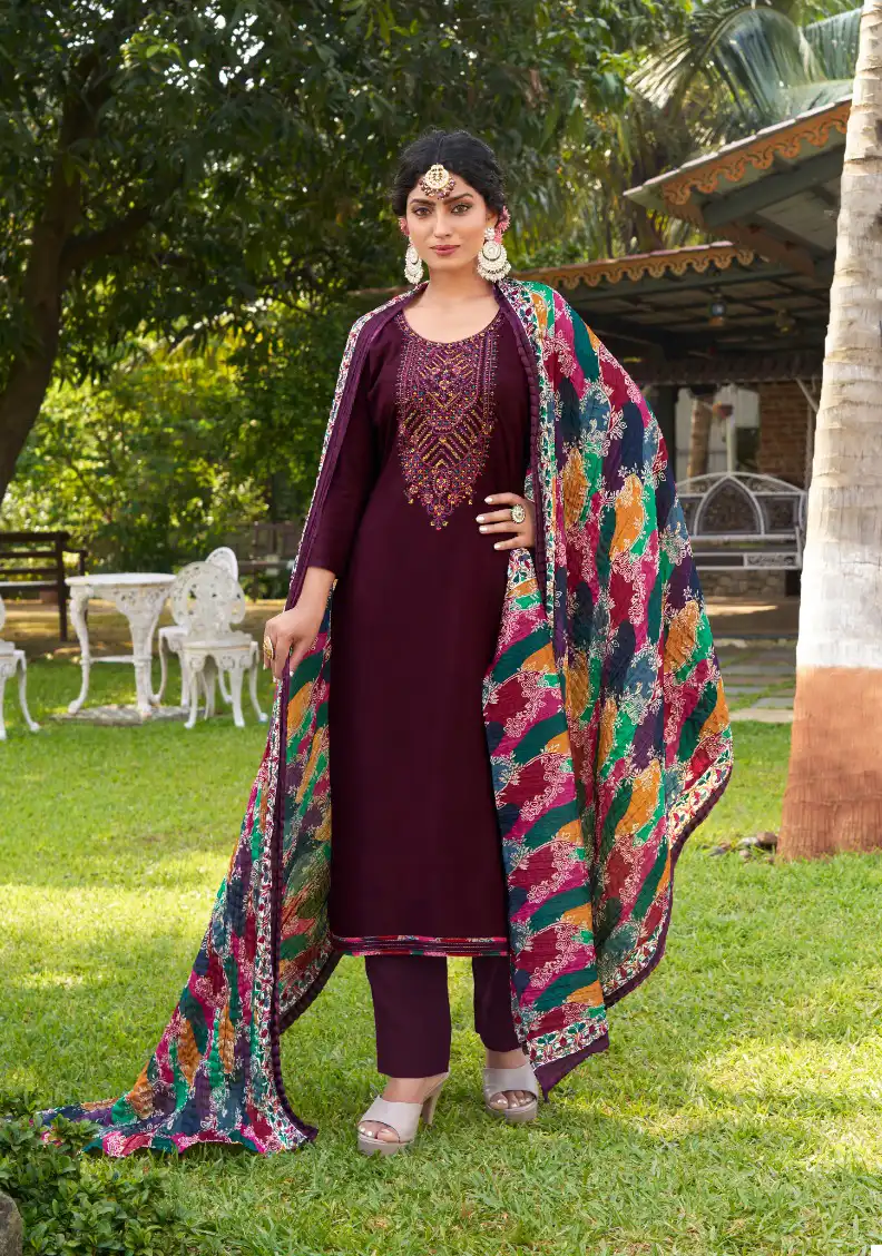Levisha Nivisha Vol 7 Rayon Wholesale Rayon Salwar Suit Catalog — Wholesale Salwar Suits, Levisha wholesale from Surat - Gallery Image 2