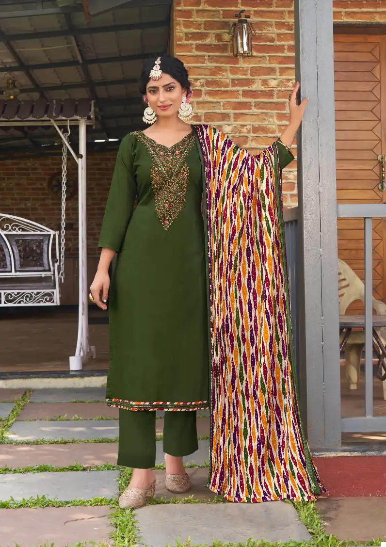 Levisha Nivisha Vol 7 Rayon Wholesale Rayon Salwar Suit Catalog — Wholesale Salwar Suits, Levisha wholesale from Surat - Gallery Image 3