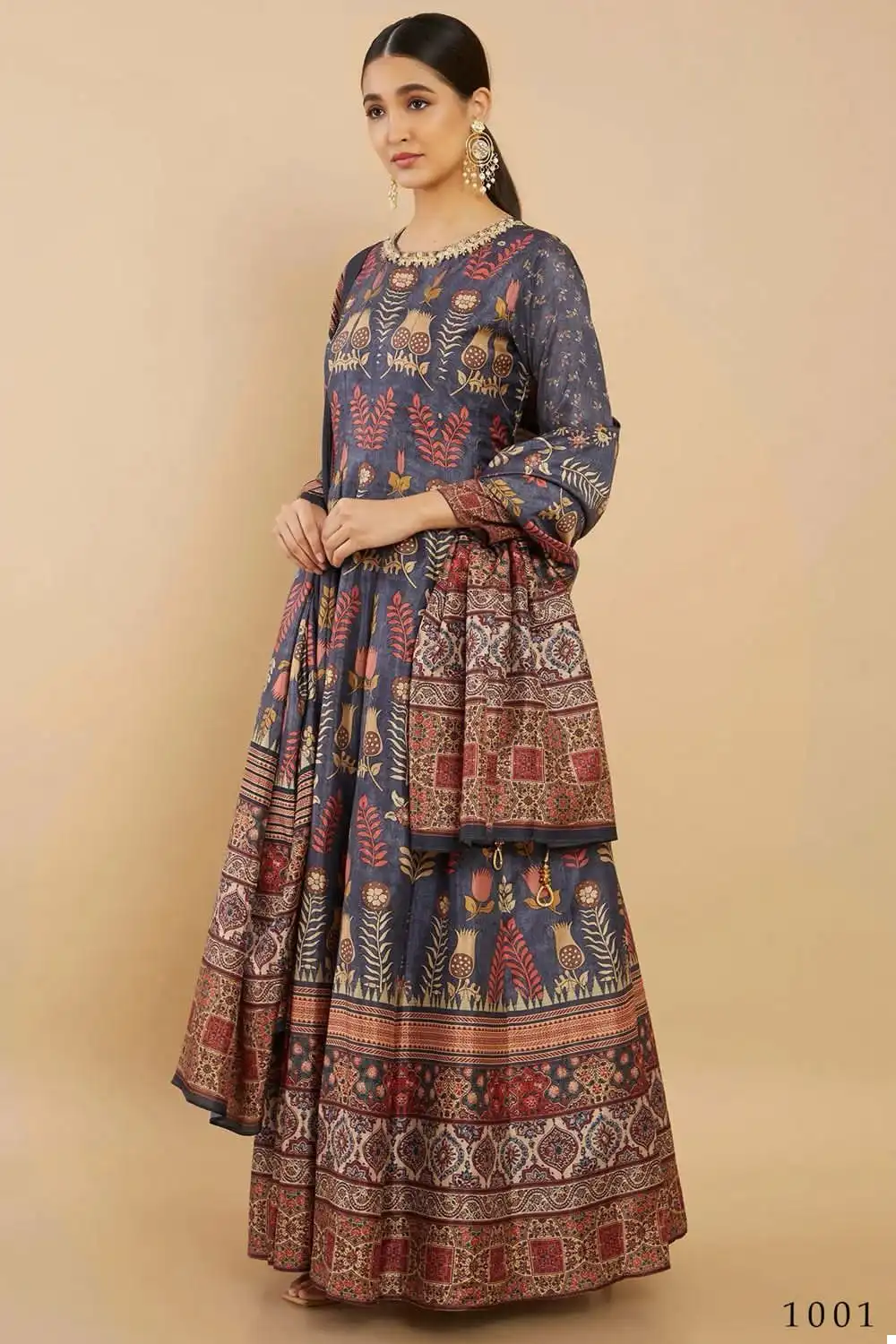 VE Kajal Pure Dolla Silk Wholesale Designer Gown Catalog — Wholesale Kurtis, MPA wholesale from Surat — view 2