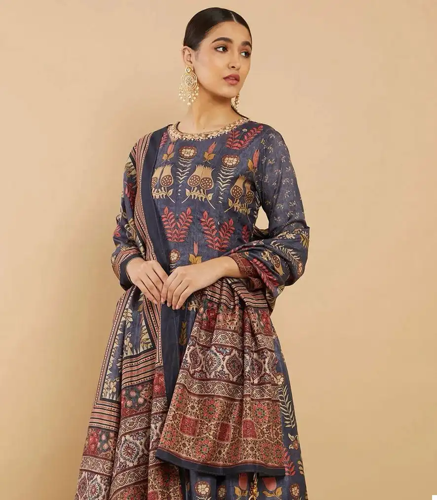 VE Kajal Pure Dolla Silk Wholesale Designer Gown Catalog — Wholesale Kurtis, MPA wholesale from Surat — view 3