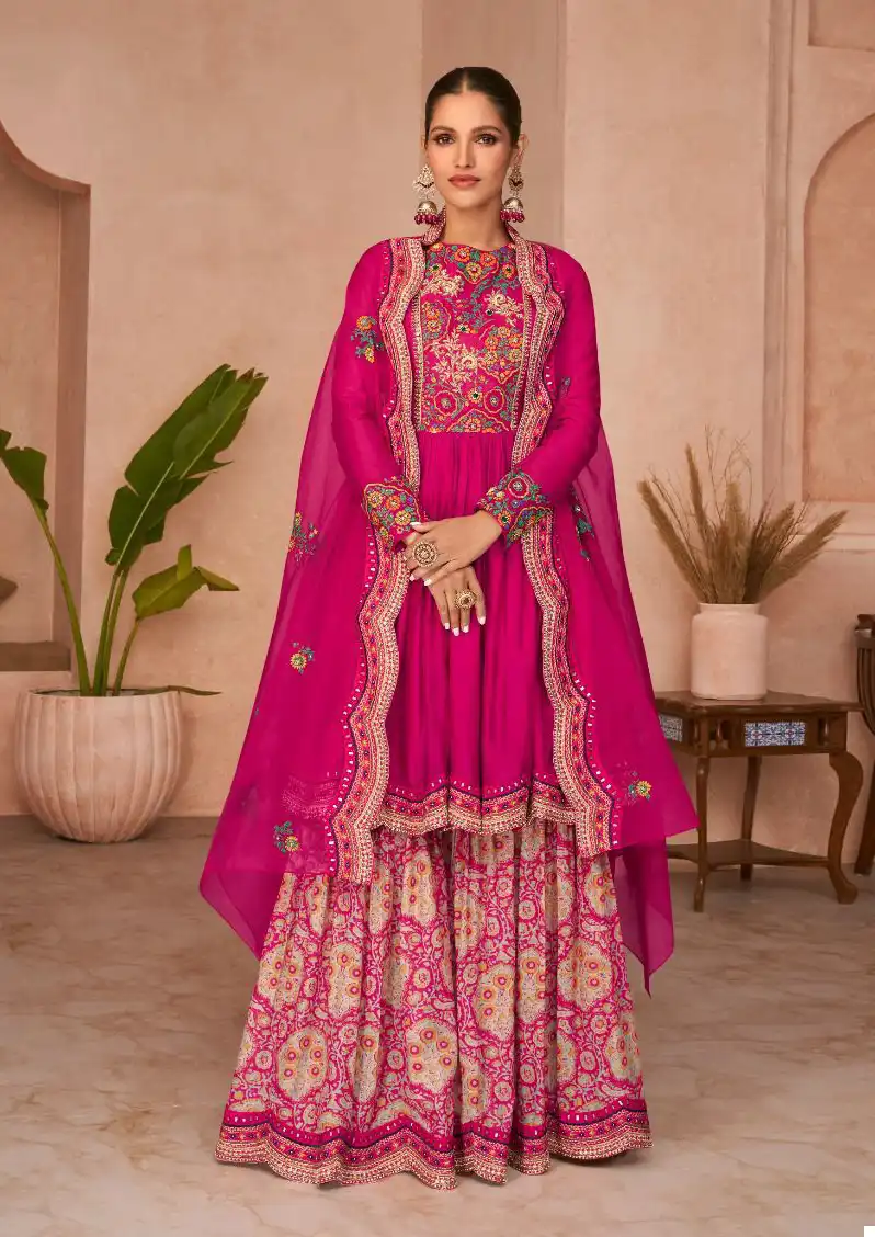 Sayuri Occasion Gold Premium Silk Wholesale Designer Suits Catalog — Wholesale Salwar Suits, Sayuri Designer wholesale from Surat - Gallery Image 3