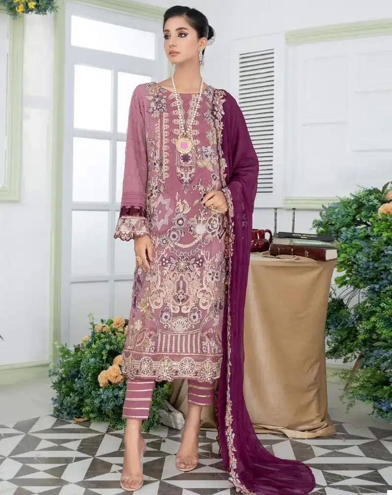VE Kiara Chiffon Wholesale Original Pakistani Suit Catalog — Wholesale Salwar Suits, MPA wholesale from Surat — view 1
