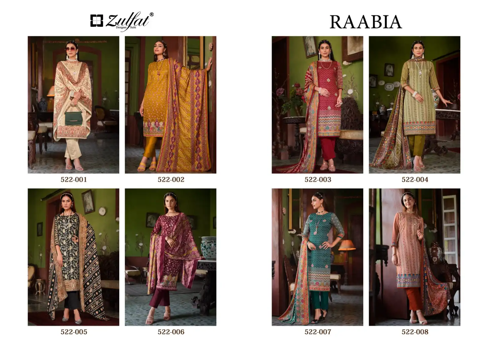 Zulfat Designer Raabia Pashmina Wholesale Winter Wear Salwar Suit Catalog — Wholesale Salwar Suits, MPA wholesale from Surat — view 9