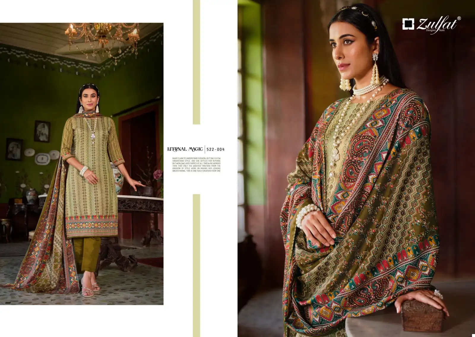Zulfat Designer Raabia Pashmina Wholesale Winter Wear Salwar Suit Catalog — Wholesale Salwar Suits, MPA wholesale from Surat - Gallery Image 4