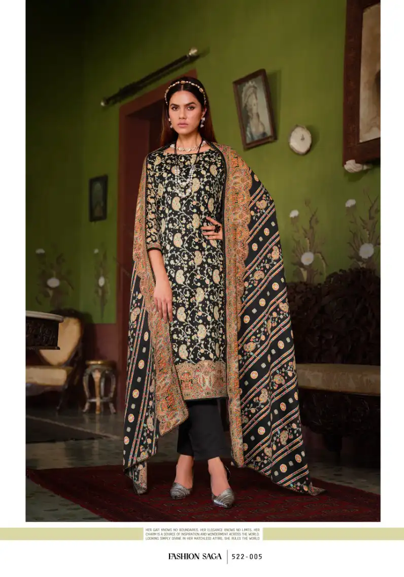 Zulfat Designer Raabia Pashmina Wholesale Winter Wear Salwar Suit Catalog — Wholesale Salwar Suits, MPA wholesale from Surat - Gallery Image 5