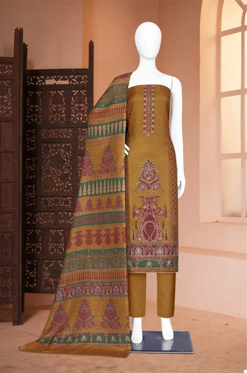 Bipson Royal Safari 2328 Pure Viscose Pashmina Wholesale Winter Wear Salwar Suit Catalog — Wholesale Salwar Suits, MPA wholesale from Surat — view 2
