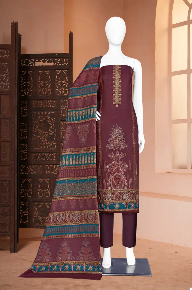 Bipson Royal Safari 2328 Pure Viscose Pashmina Wholesale Winter Wear Salwar Suit Catalog — Wholesale Salwar Suits, MPA wholesale from Surat — view 3