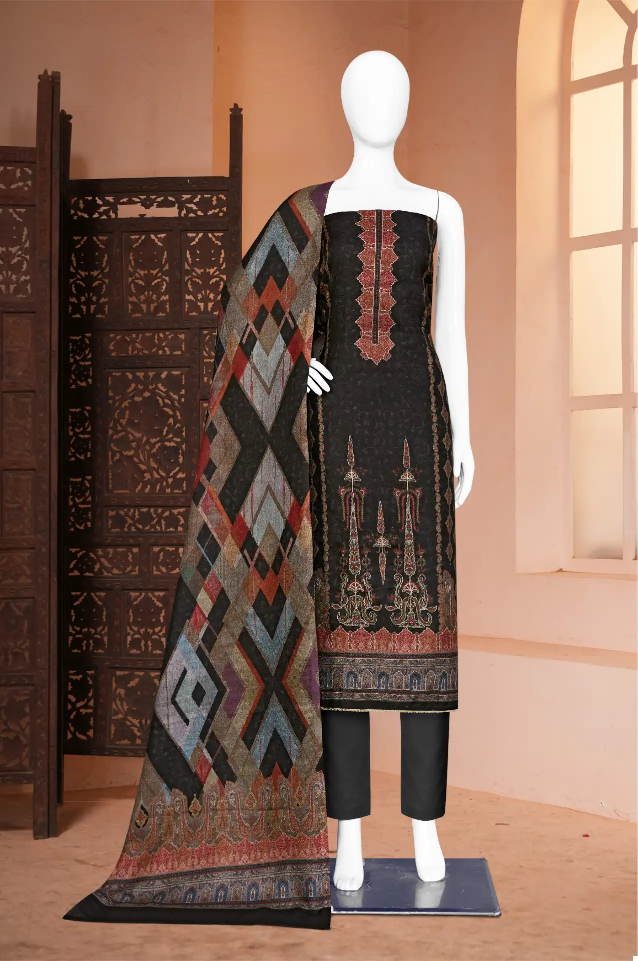 Bipson Royal Safari 2329 Pure Viscose Pashmina Wholesale Winter Wear Salwar Suit Catalog — Wholesale Salwar Suits, MPA wholesale from Surat - Gallery Image 2